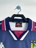 Retro Manchester City Long Away 1:1 Quality Soccer Jersey 1997-1998
