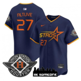 MLB HOUSTON ASTROS City  dark blue baseball  Jerseys  2025