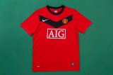 Retro  Manchester United Home 1:1 Quality Soccer Jersey 2009-2010