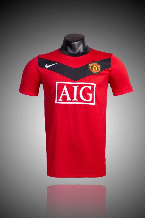 Retro  Manchester United Home 1:1 Quality Soccer Jersey 2009-2010