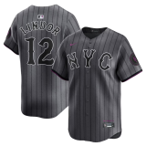 MLB New York Mets  fans grey baseball  Jerseys  2025