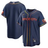 MLB HOUSTON ASTROS City fans  dark blue baseball  Jerseys  2025
