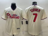 MLB Philadelphia Phillies  fans Beige baseball  Jerseys  2025