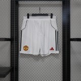 Manchester United  home pants  player  shorts  1:1 Quality Soccer Jersey   25-26