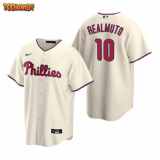MLB Philadelphia Phillies  fans Beige baseball  Jerseys  2025