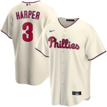MLB Philadelphia Phillies  fans Beige baseball  Jerseys  2025