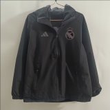 Real Madrid black Windbreaker 25-26