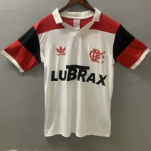 Retro Flamengo Away  White 1:1 Quality Soccer Jersey  1987