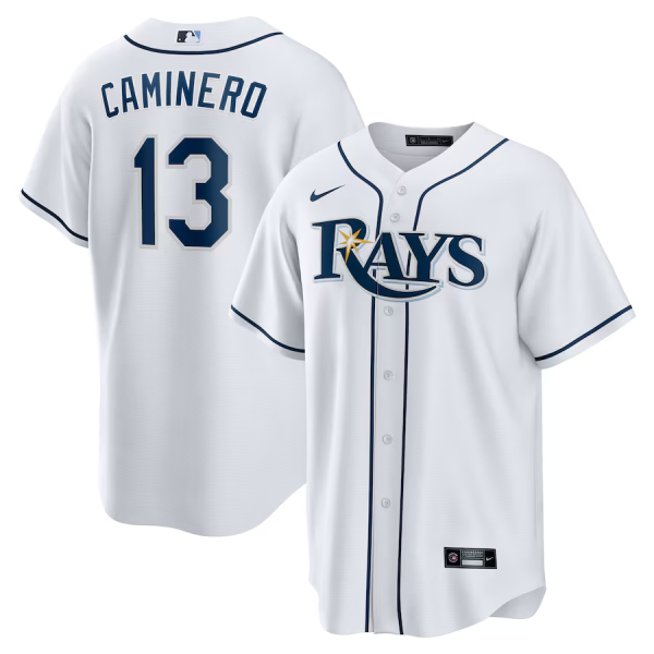 MLB Tampa Bay Devil Rays fans white baseball  Jerseys  2025