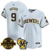 MLB Milwaukee Brewers fans white baseball  Jerseys  2025