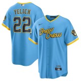 MLB Milwaukee Brewers fans white baseball  Jerseys  2025