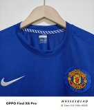 Retro  Manchester United Third Away Long Sleeve 1:1 Quality Soccer Jersey  2008-2009