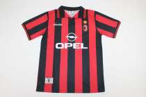 Retro AC  Home 1:1 Quality Soccer Jersey 1997-1998