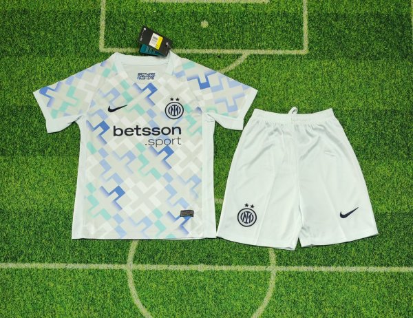 Inter Milan away Kids 1:1 Quality Soccer Jersey  25-26