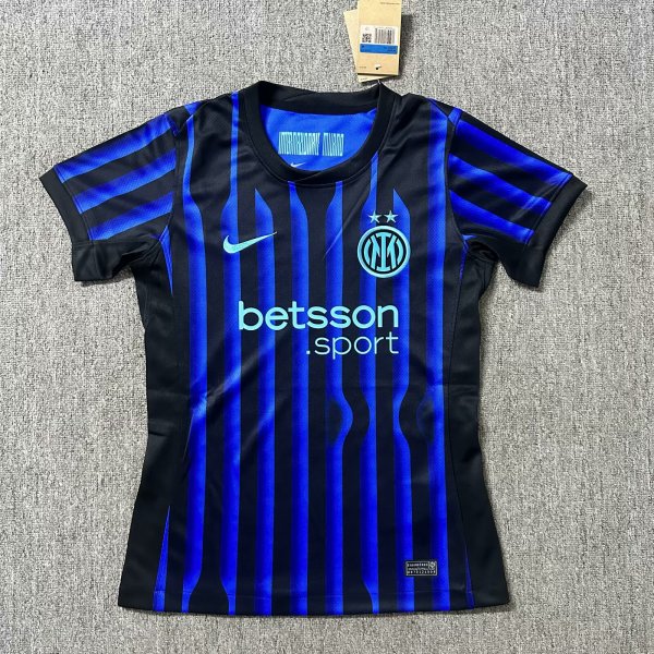 Inter Milan Home Women  Fans  1:1 Quality Soccer Jersey  25-26