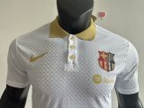 Barcelona  Training Clothes White Player  1:1 Quality Soccer Jersey 25-26