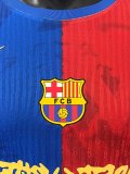 Barcelona Home Long  Travis Scott Co branded version Special Edition player  1:1 Quality Soccer Jersey 25-26