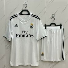 Retro Real Madrid Home  Kits Suit   1:1 Quality Soccer Jersey   2018-2019