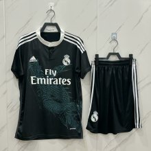 Retro  Real Madrid Third  Away Black Kits Suit 1:1 Quality Soccer Jersey   2014-2015