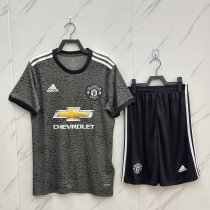 Retro Manchester United  Kits Suit   Away  Fans 1:1 Quality Soccer Jersey   2020-2021