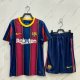 Retro Barcelona Home  Kits Suit   Fans   1:1 Quality Soccer Jersey   2020-2021