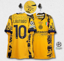 Inter Milan  Champion  Final  Third Away Fans  1:1 Quality Soccer Jersey  24-25