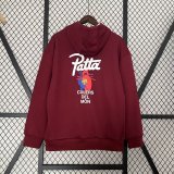 barcelona Hoodie Red Jacket  Tracksuit  1:1 Quality Soccer Jersey  25-26