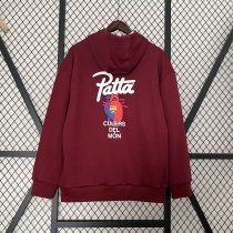 barcelona Hoodie Red Jacket  Tracksuit  1:1 Quality Soccer Jersey  25-26