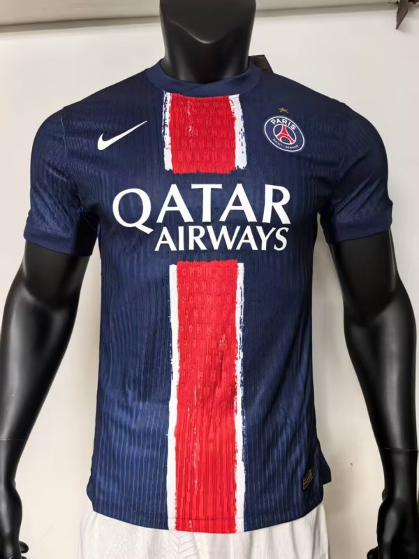PSG Paris Home Have Star player  1:1 Quality Soccer Jersey   24-25