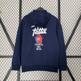 barcelona Hoodie Blue  Jacket  Tracksuit  1:1 Quality Soccer Jersey  25-26