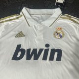 Retro Real Madrid Fans Home   Kits Suit   1:1 Quality Soccer Jersey   2011-2012