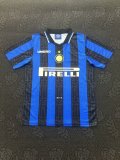 Retro Inter Milan Home  Kits Suit  1:1 Quality Soccer Jersey   1997-1998