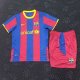 Retro Barcelona  Home  kits suit 1:1 Quality Soccer Jersey 2010-2011