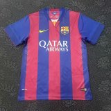 Retro Barcelona Home  Kits Suit  1:1 Quality Soccer Jersey 2014-2015