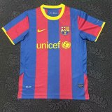 Retro Barcelona  Home  kits suit 1:1 Quality Soccer Jersey 2010-2011