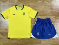 Retro Brazil Home Kits Suit   1:1 2006