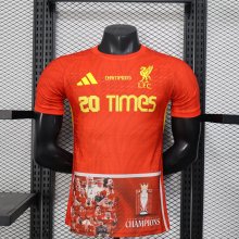Liverpool champion Special Edition  Player   1:1 Quality Soccer Jersey   25-26
