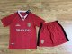 Retro Manchester United Home kits suit   1:1 1999-2000