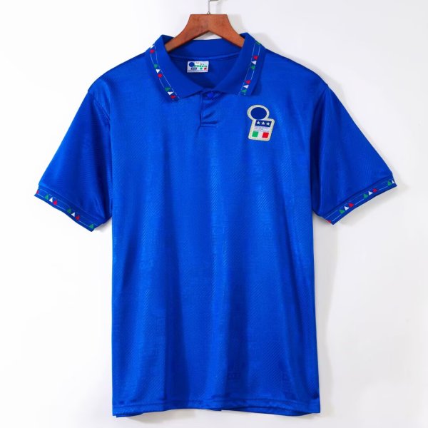 Retro  Italy Home  1:1 Quality Soccer Jersey  1994