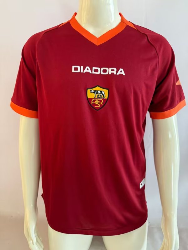 Retro Roma Home 1:1 Quality Soccer Jersey  2004-2005