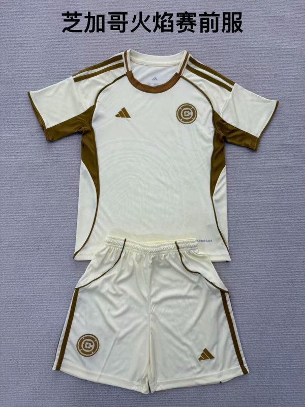 Chicago Fire FC Pre match uniform  Kids  1:1  25-26