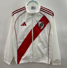 River windbreaker  White 1:1 Quality Soccer Jersey  25-26