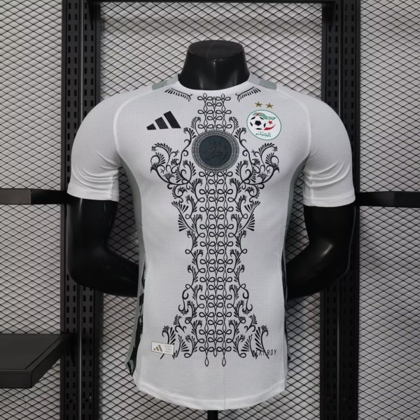 Algeria  White  Player 1:1 Quality Soccer Jersey  2025
