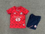 Lille(LOSC) home Kids  1:1 Quality Soccer Jersey  25-26