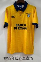 Retro  Lazio Away 1:1 Quality Soccer Jersey  Quality Soccer Jersey   1992