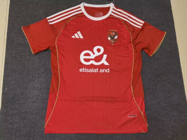 Shabab AlAhli Club Dubai home  Fans 1:1 Quality Soccer Jersey    25-26