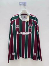 Fluminense  Home  Fans  long  1:1 Quality Soccer Jersey  Quality Soccer Jersey  25-26