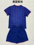 Usa Away Kids 1:1 Quality Soccer Jersey   25-26 (16-2XL)
