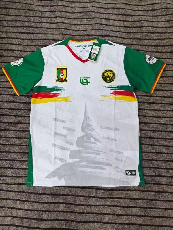 Cameroon away fans 1:1 Quality Soccer Jersey 25-26