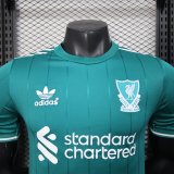 Liverpool Third Green  Player   1:1 Quality Soccer Jersey   25-26